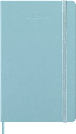 [1436227] Agenda 2025/2026 Moleskine 18M Planner Weekly 7 jours/1 page Large CR aquamarine