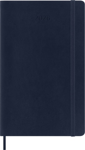 [1436229] Agenda 2026 Moleskine Planner Weekly 12 mois 7 jours/1 page Large CS sapphire blue