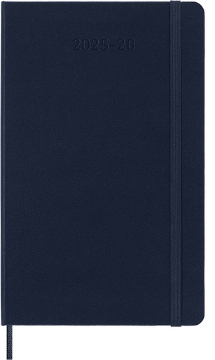 [1436230] Agenda 2025/2026 Moleskine 18M Planner Weekly 7dagen/1pagina large hc sapphire blue