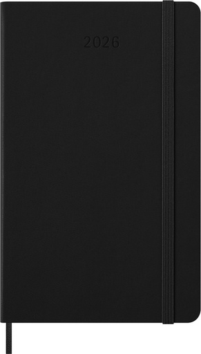 [1436234] Agenda 2026 Moleskine Planner Weekly 12 mois 7 jours/2 pages L CR Black