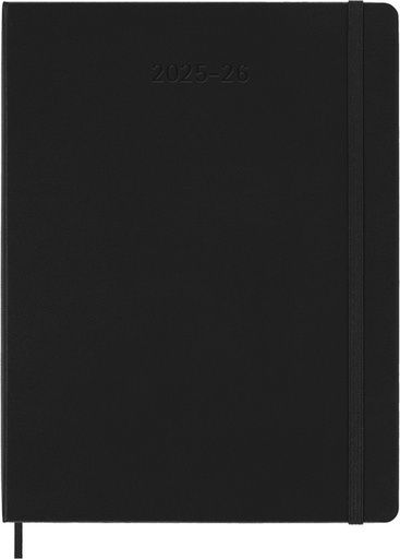 [1436235] Agenda 2025/2026 Moleskine 18M Planner Weekly 7dagen/1pagina XL hc black