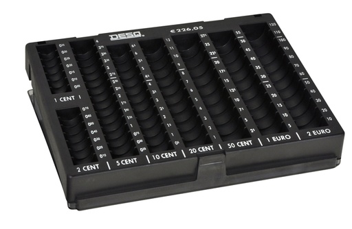 [1436386] Muntgeldsorteerbak Desq met deksel
