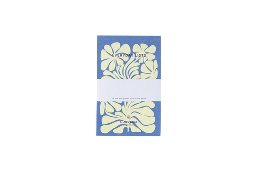 [1436402] Carnet d'adresses A6 Bleu A Journal ligné