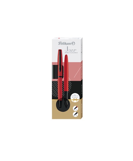 [1436412] Set d'écriture Pelikan Jazz Noble Elegance K36+P36 Red