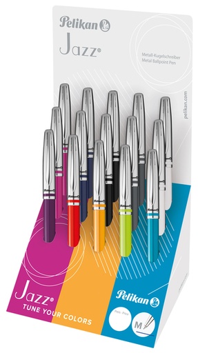 [1436427] Stylo bille Pelikan Jazz Classic K35CD-15 Medium assorti