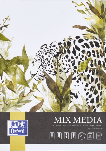 [1436430] Tekenblok Oxford Mix Media A5 50 vel 225 gram