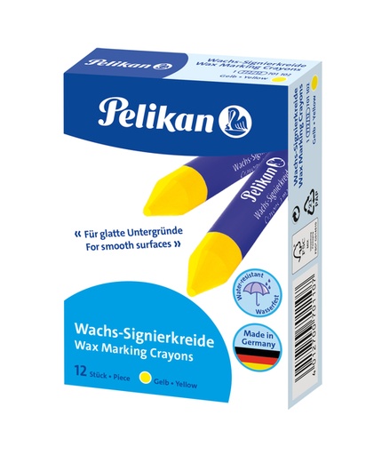 [1436433] Craie de marquage Pelikan 772/12 jaune