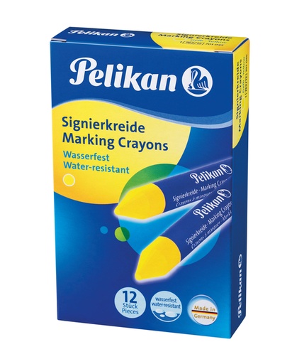 [1436440] Craie de marquage Pelikan 762/12 jaune