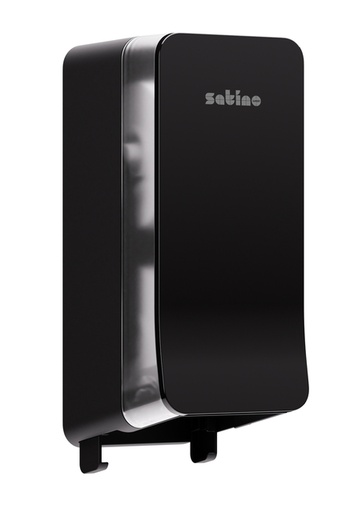 Toiletpapierdispenser Satino JT3 Hyginity systeemrol duo zwart 333423