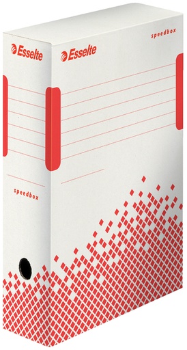 [1430987] Boîte archives Esselte Speedbox 100x250x350mm blanc