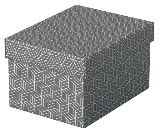 [1430995] Boîte de rangement / cadeau Esselte Home Petit 200x150x255mm gris 3 pièces