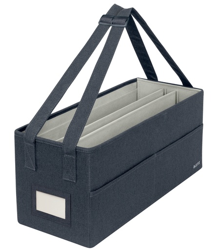 [1431000] Opbergtas Leitz gestoffeerd 465x210x200mm grijs