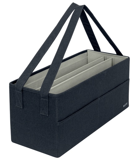 [1431000] Sac de rangement Leitz tissu 465x210x200mm gris