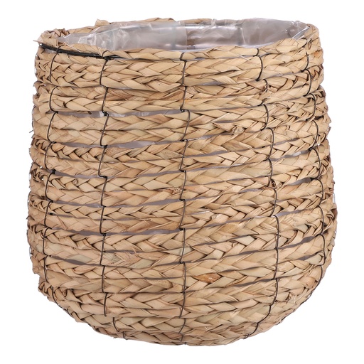 [1433009] Plantenmand Mica Avalon zeegras rond 31x30cm lichtbruin