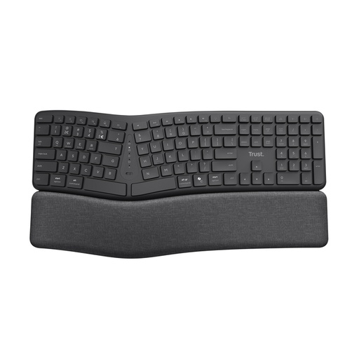 [1435561] Clavier Trust Keyra Ergo Multi-appareils sans fil