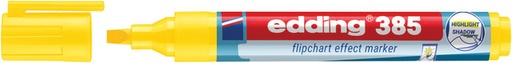 [1435576] Viltstift edding 385 flipover penseelpunt geel