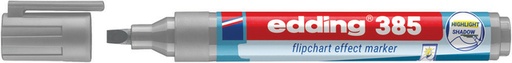 [1435579] Viltstift edding 385 flipover penseelpunt zilvergrijs
