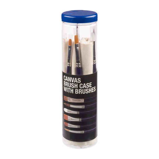 [1438027] Pinceaux Aquarelle Talens Van Gogh tube de 6 pinceaux blanc