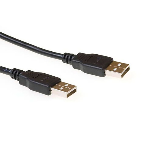 [1438257] Câble ACT USB 2.0 A mâle - USB A mâle noir 3m
