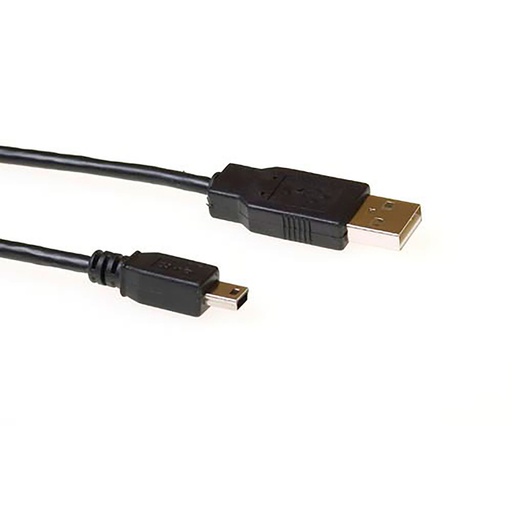 [1438276] Kabel ACT USB 2.0 A male - USB mini B5 male 3 meter