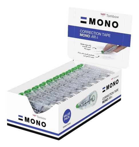 [1437779] Correctietape Tombow MONO 4.2mmx10m 20 stuks