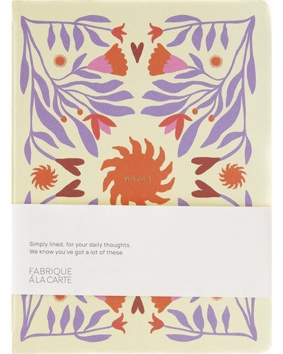 [1438084] Carnet de notes A-Journal Fabrique Palmtree Pink ligné