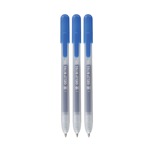 [1438118] Gelschrijver Sakura Gelly Roll Classic 08 klikfunctie blauw 3 stuks