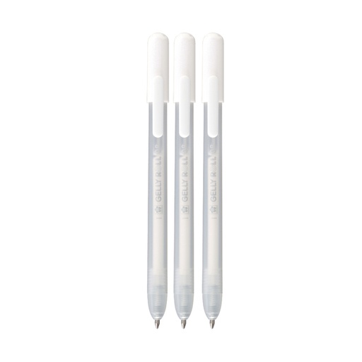 [1438130] Gelschrijver Sakura Gelly Roll Classic 08 klikfunctie set à 3  wit