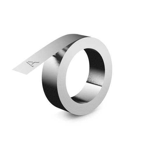 [1438183] Ruban relief Dymo Embossing non collant aluminium 12mm argent