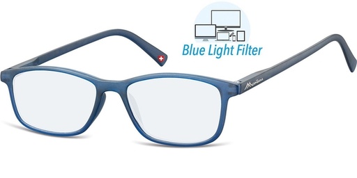 [1438332] Lunettes de lecture Montana filtre lumière bleue +2.00 dpt bleu