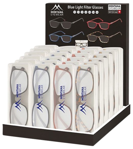 [1438345] Leesbril Montana blue light filter assorti