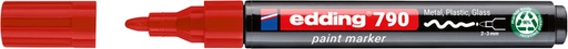 [1438373] Paintmarker edding 790 op alcoholbasis 2-3mm rood