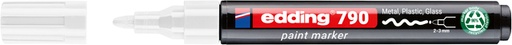 [1438385] Paintmarker edding 790 op alcoholbasis 2-3mm wit