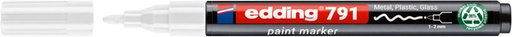 [1438389] Marqueur peinture edding 791 à base d'alcool 1-2mm blanc