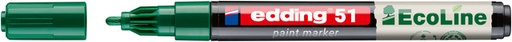[1438390] Marqueur peinture edding 51 EcoLine à base d'eau 1-2mm vert