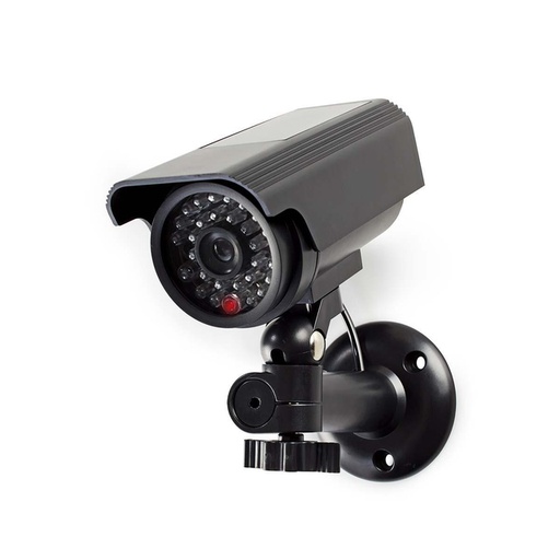 [1438415] Dummy beveiligingscamera Nedis bullet solar buiten grijs