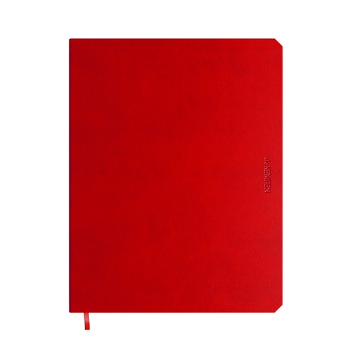 [1438728] Notitieboek de KEMPEN Poppy 171x220mm lijn 192 pagina's  90gr rood