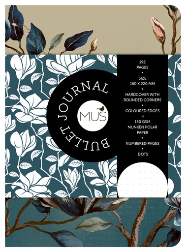 [1437657] Mon Bullet Journal Magnolia dots 192 pages