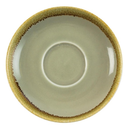 [1438773] Cappuccinoschotel Olympia Kiln Ø16cm 6 stuks mosgroen