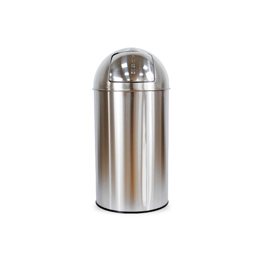 [1438789] Afvalbak BRASQ Push Bin PB230+ 30 liter rvs