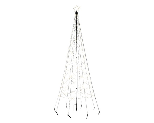 [1436898] Arbre de Noël LED Lumineo en fer 200cm