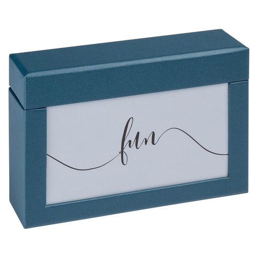 [1438496] Boîte à photos walther design Fun 10x15cm 100 photos bleu