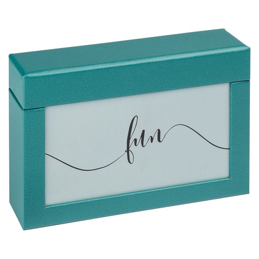 [1438497] Boîte à photos walther design Fun 10x15cm 100 photos vert pétrole