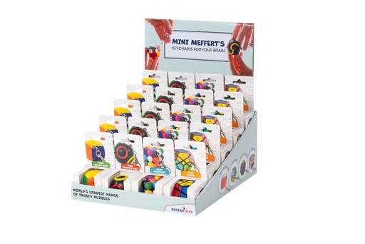 [1430117] Meffert mini keychain display 20 stuks