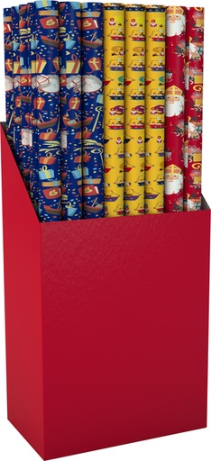 [1433549] Papier cadeau Saint-Nicolas 300x100cm assorti