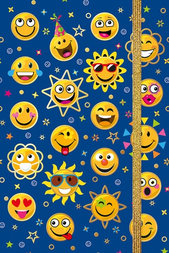 [1437967] Notitieboekje smiley's/TC/150-110mm/Multi/Papier
