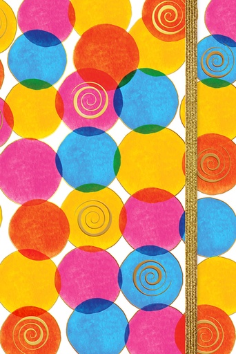 [1437972] Notitieboekje cirkels/TC/150-110mm/Multi/Papier
