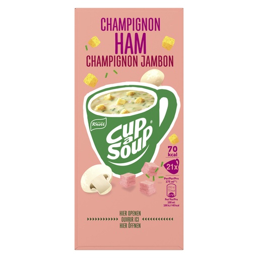 [1438525] Cup-a-Soup Knorr champignon ham 21x175ml