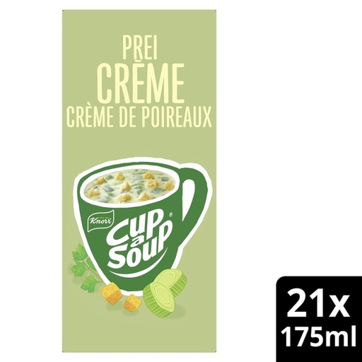 [1438535] Cup-a-Soup Knorr prei-crème 21x175ml
