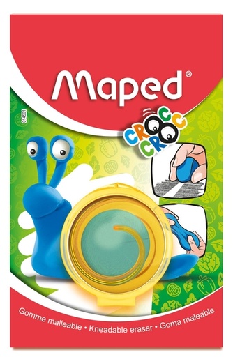 [1438839] Kneedgum Maped Croc Croc blister à 1 stuk blauw